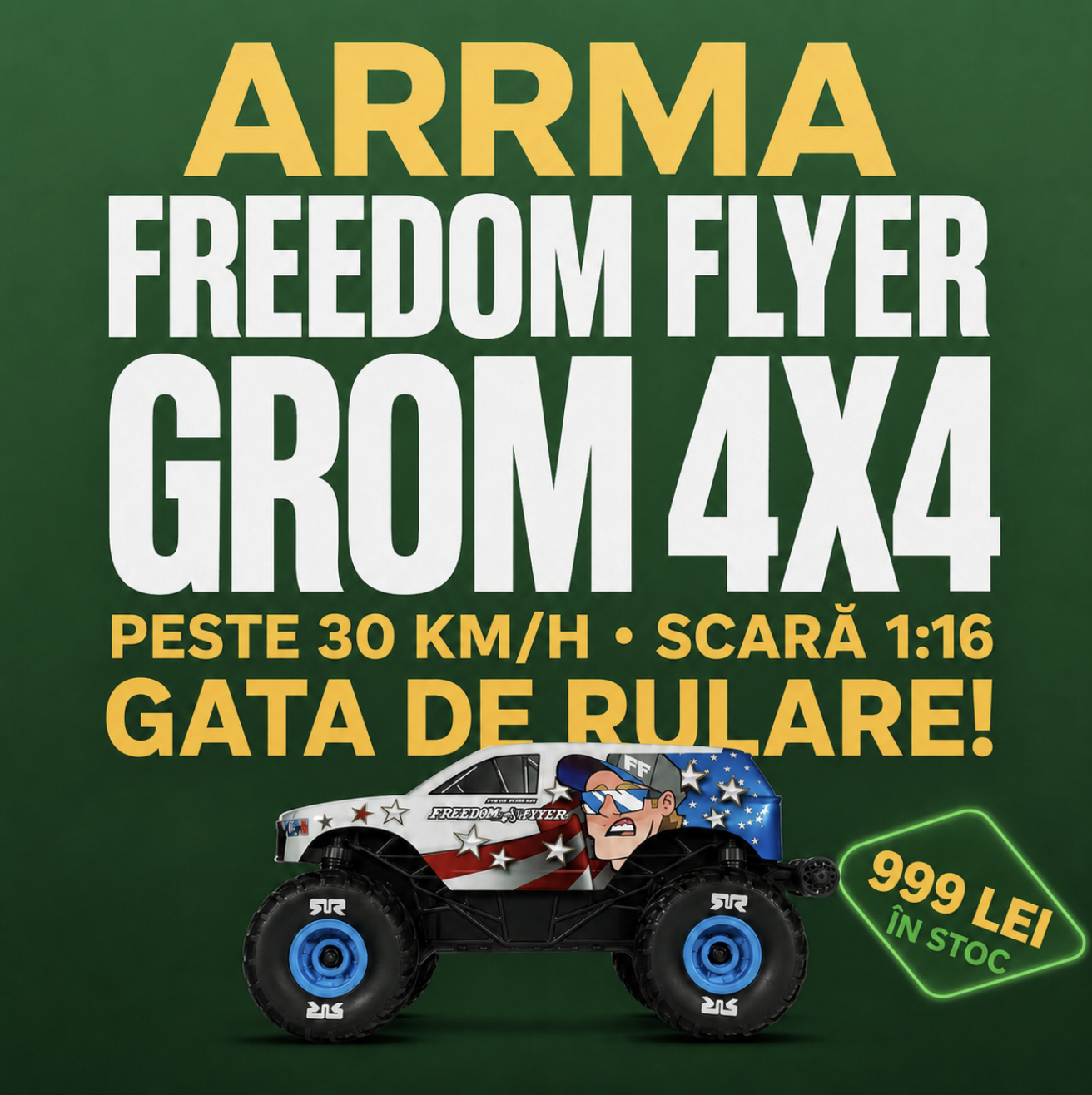 Banner ARRMA Freedom Flyer Grom 4x4